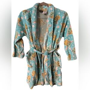 Star Wars girls baby yoda robe size 7/8